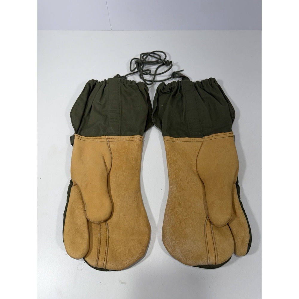 USGI Military M-1965 Trigger Finger Cold Weather Mittens Green M Lite Industry